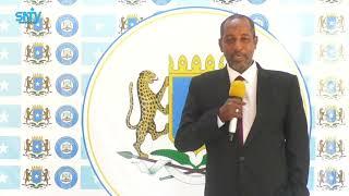 Musharax madaxweyne Jamaal axmed Ibraahim oo qaatay shahaadda musharax madaxweynaha JFS.