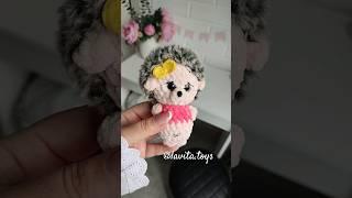 Очаровательный ёжик #крючком #мк #вяжу #amigurumi #ёжик