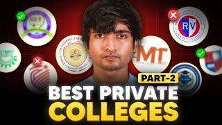 SECURE YOUR FUTURE - Choose Right Private Engineering College | Part 2 #jee