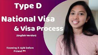 Type D National Visa and the Visa process | English Version #poland #europe #visa