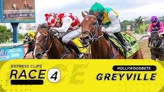 20231004 Hollywoodbets Greyville Express Clip Race 4 won by BLACK EGRET