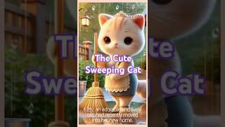 The Cute Sweeping Cat