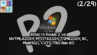 Windows 7 Pre-Beta Startup And Shutdown Effects Round 2 vs.  NVTMLE2024, MTOTE2024, TSME2024, BC,