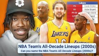 Can You Guess NBA Team's All-Decade Lineups For The 2000s?