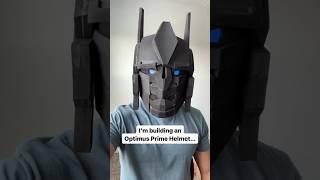 I’m Building an Optimus Prime Helmet! #transformers