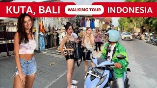 KUTA BALI TODAY  WALKING tour Bali 2024 | Indonesia