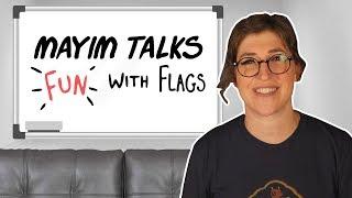 Talking Fun With Flags on The Big Bang Theory || Mayim Bialik