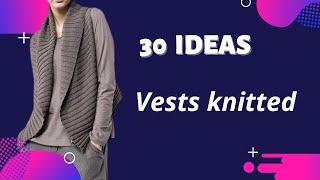  Vests knitted/ Vest women's/ Ideas vests