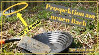 Prospektion am neuen Bach | Der Gold Andi