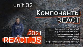 Компоненты React. Написание, композиция, оформление компонентов на примере сайта