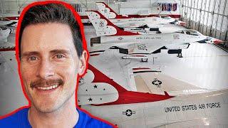 Air Force Thunderbird Museum: Behind The Scenes Tour with THUNDERBIRD PILOT!