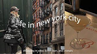 New York Vlog  Soho, Saturday in Williamsburg, Drinks at Balthazar & new bars