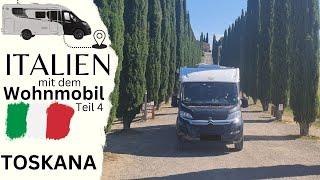  ITALIEN TOSKANA, schönste Straße der Welt (?), Olivenöl-Produzent, mit Wohnmobil