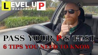 Pass P's Driving Test Australia & NSW - 6 TIPS FOR EVERYONE