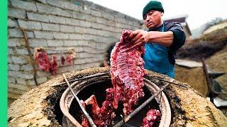 Mountain LAMB SAUNA in Uzbekistan! They drive hundreds of miles for this!