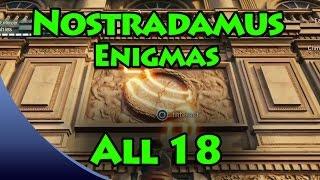 Assassin's Creed Unity - Nostradamus Enigma Solutions [All 18] Puzzle Locations (From the Past)