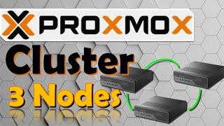 Proxmox CLUSTER. Что это и зачем? Создание кластера из 3 узлов (nodes).