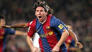 Lionel Messi first Hat-trick ● FC Barcelona vs Real Madrid ● 10/3/07