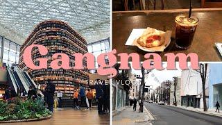 Gangnam Seoul travel vlog | South Korea | Starfield library, cafes, shopping, walks |