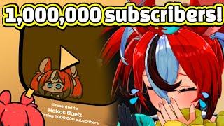 Bae cries after hitting 1 MILIONS SUBSCRIBERS...