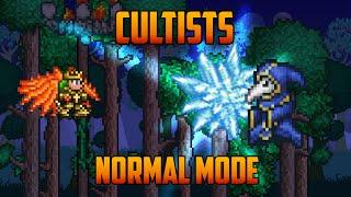 Terraria - Cultists Boss with Molten armor (Normal Mode)