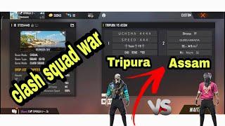 Tripura vs Assam clash squad war||free fire clash squad Tripura vs Assam||Custom Room