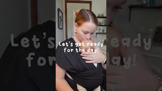 Get ready with me #grwm #getready #babyfever #momlife #mommyvlog #skincare #makeup #tutorial