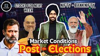 Elections 2024 | Potential Stocks for Next week | SINGH in MOTION