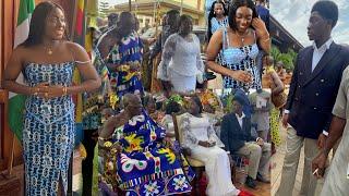 Otumfuo & Wife Lady Julia Storms Accra For Their Daughter Nana Afua’s Graduation Ceremony.