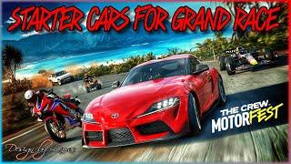 GREAT STARTER CARS for the GRAND RACE - The Crew Motorfest