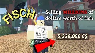 I Sold 200+ Hours Worth of Fish in ROBLOX FISCH...