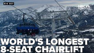 Big Sky makes history with opening of world's longest 8-seat chairlift