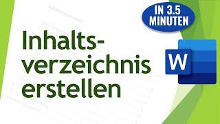 Inhaltsverzeichnis in Word erstellen (schnell & effizient) - Abschlussarbeiten schreiben (01)