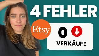 Warum deine digitalen Produkte auf Etsy nicht verkaufen: Die 4 größten Fehler