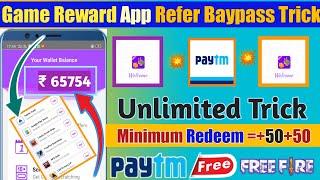 Game Reward App Unlimited Trick| Game Reward App Refer Baypass Trick | Game Reward App Payment Proof