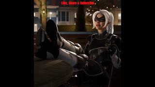 Spidey & Black Cat fighting together part-2 #spiderman #gaming #shorts