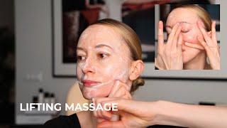 Lifting facial massage