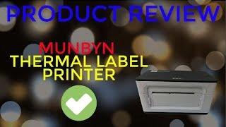 MUNBYN Thermal Label Printer Review