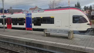 Train DELEMONT - BASEL Swiss Dec 23 2023