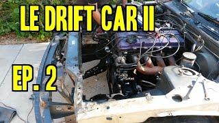 Project 240SX Le Drift Car II - Ep. 2 | Stripping for Tube Front