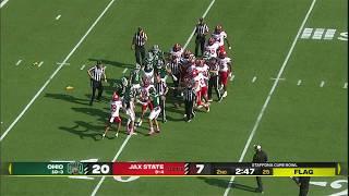 BRAWL BREAKS OUT IN OHIO vs. JAX STATE  FLAGS THROWN & EJECTION CALLED | ESPN College Football