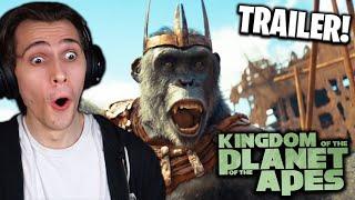 Kingdom of the Planet of the Apes (2024) - Official Trailer REACTION!!!
