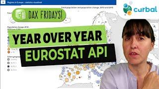 DAX Fridays #190 [Eurostat 1/3]: Year Over Year population change in Europe with Eurostat API