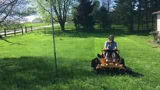 Cutting grass Cub Cadet Ultima ZT2 60"