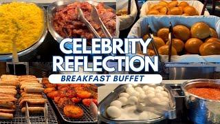 Celebrity Reflection Breakfast buffet at the Oceanview Cafe, Celebrity Cruises