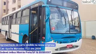 (Vendido) onibus urbano caio Apache vip 2009. Apresentação por vídeo.