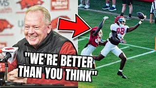 Bobby Petrino Said this About the Arkansas Offense…