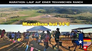 Marathon-Lauf auf einer Ranch