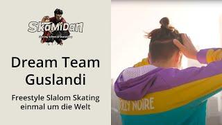 Dream Team Guslandi | Inline Freestyle Slalom Skating | Lorenzo Guslandi & Ilaria Guslandi