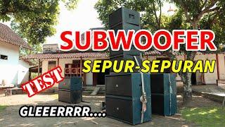 SUBWOOFER END FIRE SETTING ( ala preman )